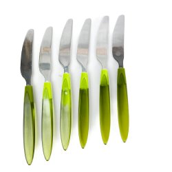 Seks gr�nne retro sm�rknive