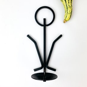 Wandkerzenhalter fr Blockkerzen  Schmiedeeisen