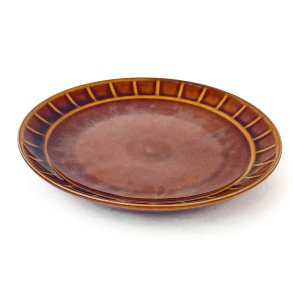 Retro kagetallerken med mnsterkant