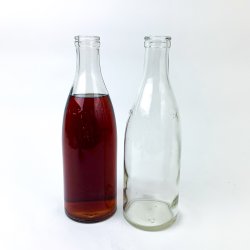 Alte Milch- und Sahneflasche - 1 Liter