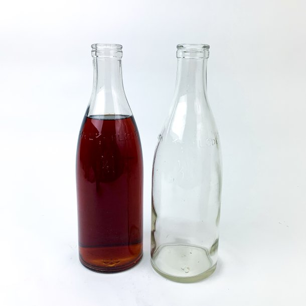 Alte Milch- und Sahneflasche - 1 Liter