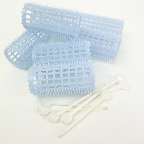 Lysebl� retro h�r curlers