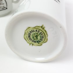 Brandyflasche mit 3 Bechern