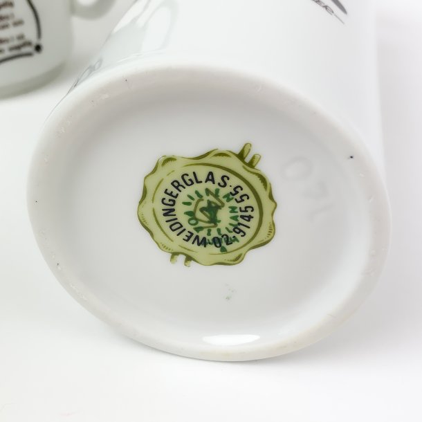 Brandyflasche mit 3 Bechern