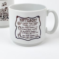 Brandyflasche mit 3 Bechern