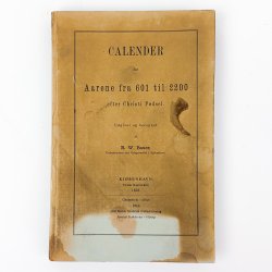 Calender for Aarene fra 601-2200