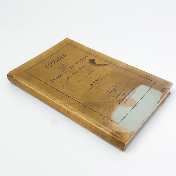 Calender for Aarene fra 601-2200