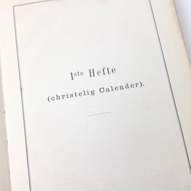 Calender for Aarene fra 601-2200