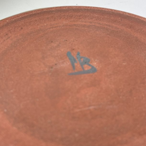 Retro Steingut-Dessertteller