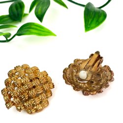 To gyldne vintage �reclips