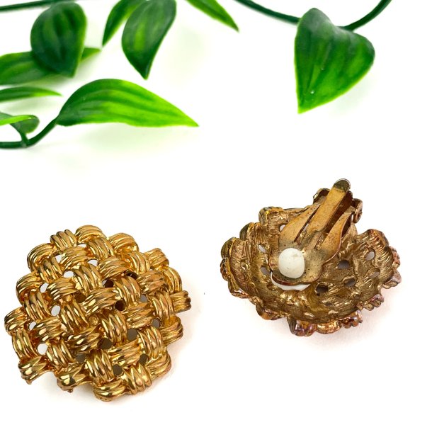 To gyldne vintage �reclips