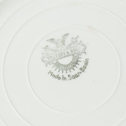 Dyb tallerken - Hvid med guld, Villeroy &amp; Boch.