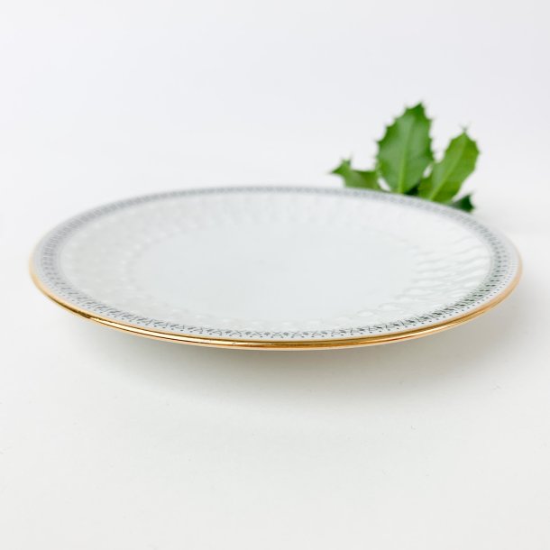 Smrasietter, porceln med sort og guld kant