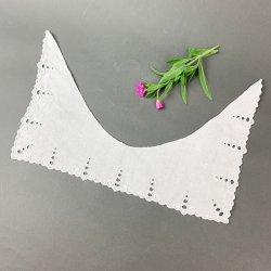 Hvid vintage krave i hr 