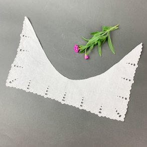 Hvid vintage krave i hr 