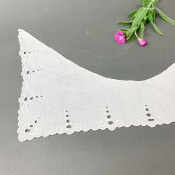 Hvid vintage krave i hr 