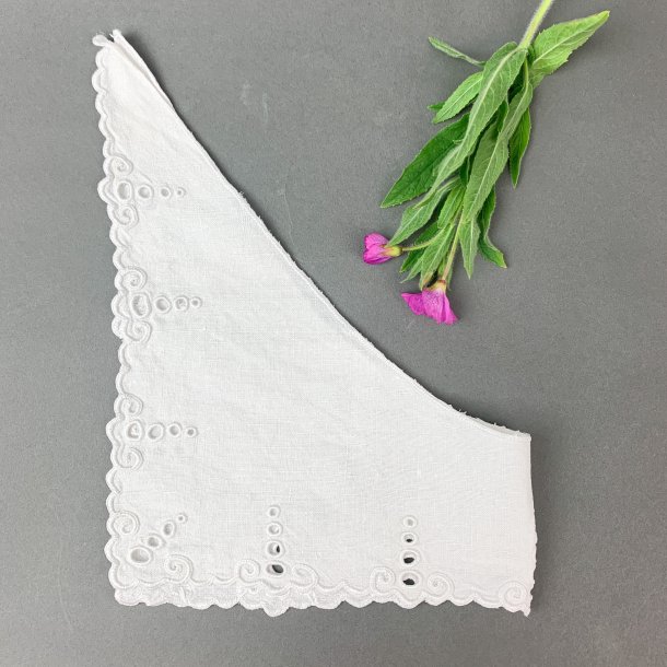 Hvid vintage krave i hr 