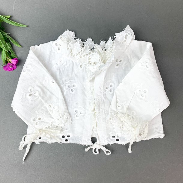 Vintage Babyjckchen in Broderie Anglaise, Gre 3-6 Monate