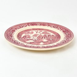 Kuchenteller, Willow von Gustavsberg, Ende des 19. Jahrhunderts