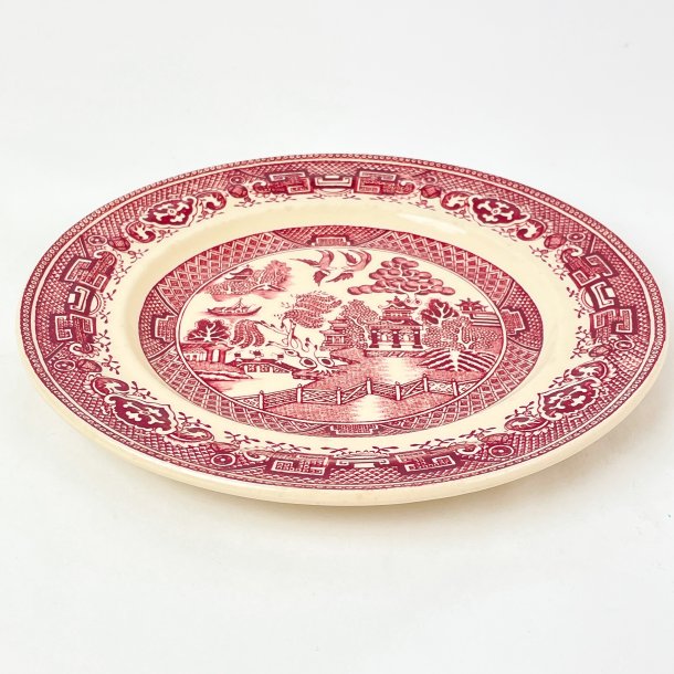 Kuchenteller, Willow von Gustavsberg, Ende des 19. Jahrhunderts