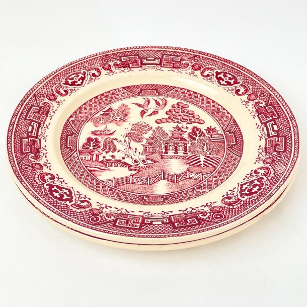 Kuchenteller, Willow von Gustavsberg, Ende des 19. Jahrhunderts