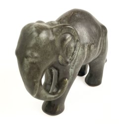Stor Johgus vintage elefant