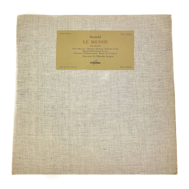 Vintage LP � H�ndel Le Messie
