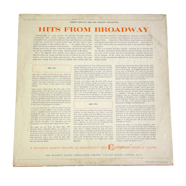 Vintage LP Hits From Broadway