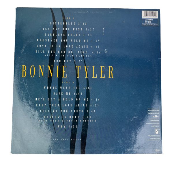 Bonnie Tyler Bitterblue LP