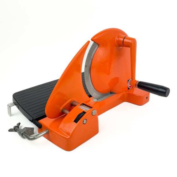 Orange Vintage Aufschnittmaschine Eva
