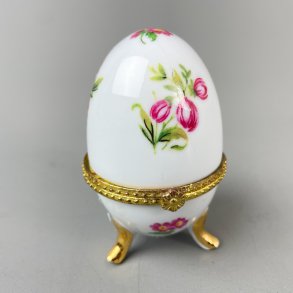 Vintage porcel�ns�g med romantisk motiv