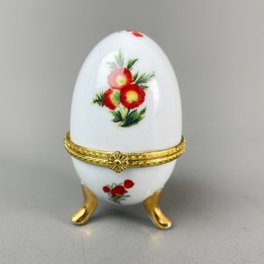 Vintage porcel�ns�g med romantisk motiv