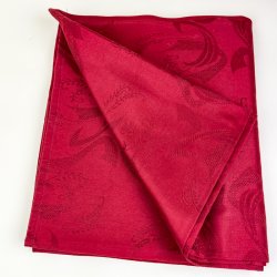 R�d damask retro dug � 240 cm