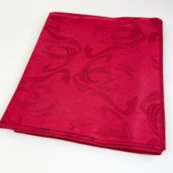R�d damask retro dug � 240 cm