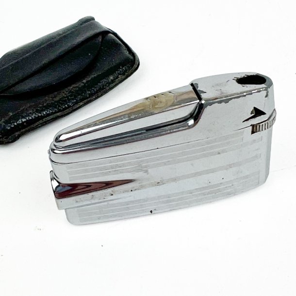 Ronson vintage lighter i l�deretui