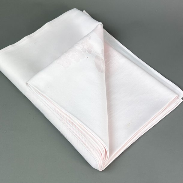 Elegant rosa vintage damaskdug � 190 cm