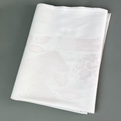 Elegant rosa vintage damaskdug � 190 cm