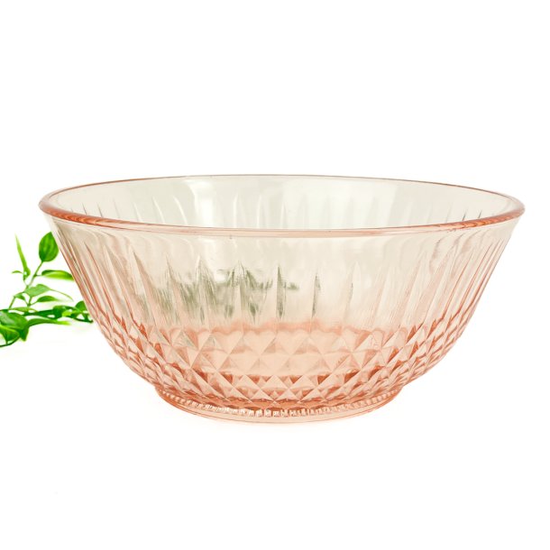 Rosa vintage glasskl