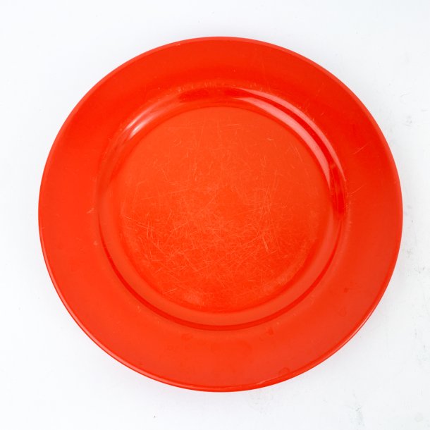 Orange retro Rosti Teller