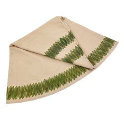 Rund retro dug med batikm�nster � � 130 cm