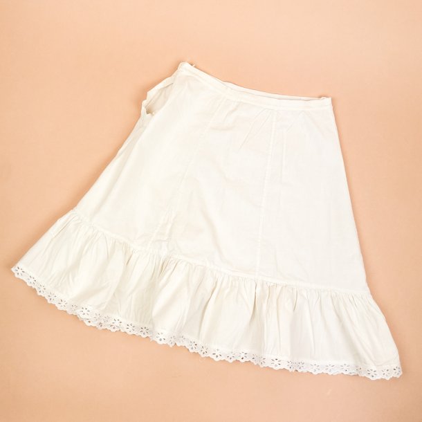 Hvid vintage undersk�rt XS