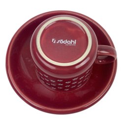 M�rk rosa vintage S�dahl kaffekop