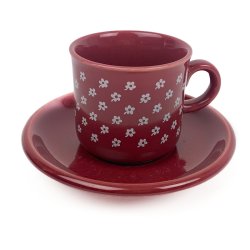 M�rk rosa vintage S�dahl kaffekop