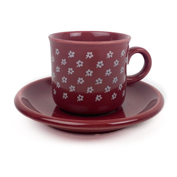 M�rk rosa vintage S�dahl kaffekop