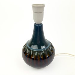 Bl� S�holm keramik bordlampe