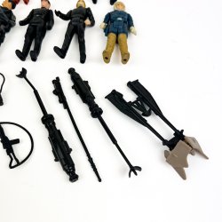 Otte originale vintage Star Wars-figurer og tilbeh�r