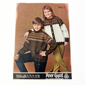 Retro strikkeopskrift Peer Gynt