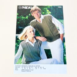 Vintage strikkeopskrift slipover