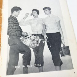 50�er vintage strikkeopskrifter h�fte