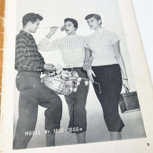 50�er vintage strikkeopskrifter h�fte